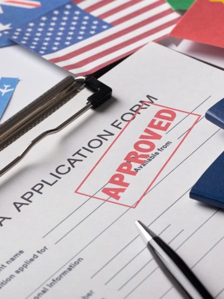 visa-application-composition-with-europe-america-flag